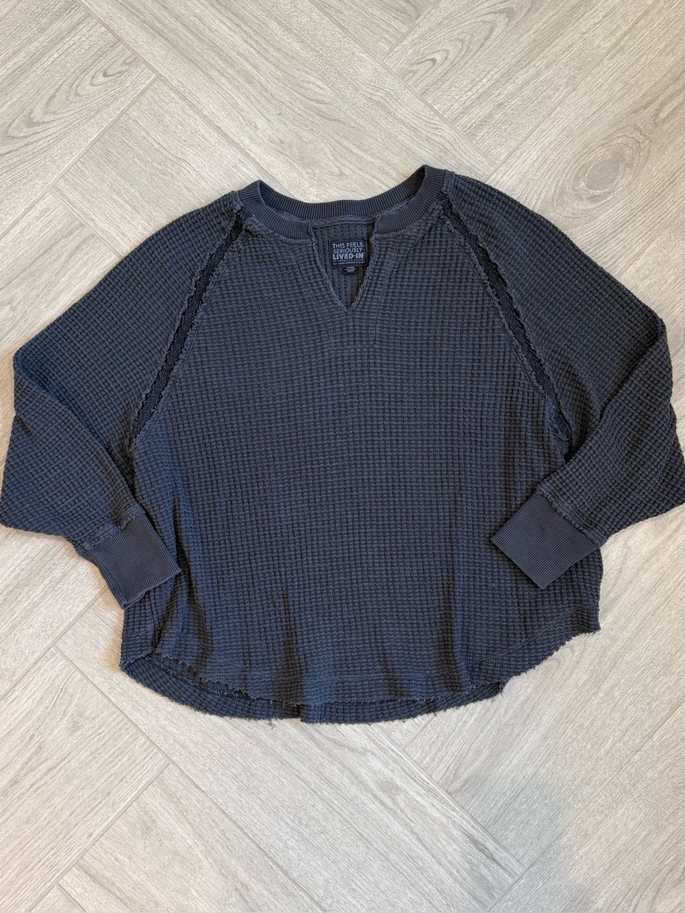 American Eagle Waffle Knit